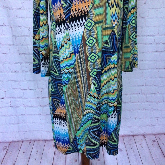 Dream Dance Colorful Abstract Dress - Size Medium - Picture 3 of 8